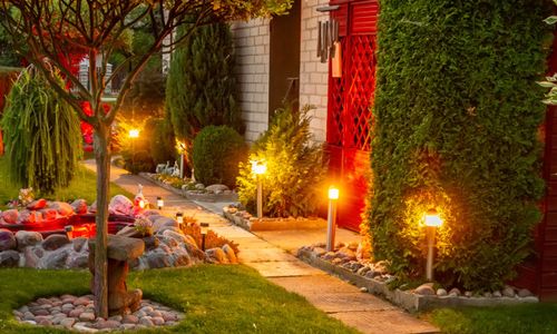 pool landscape lighting ideas